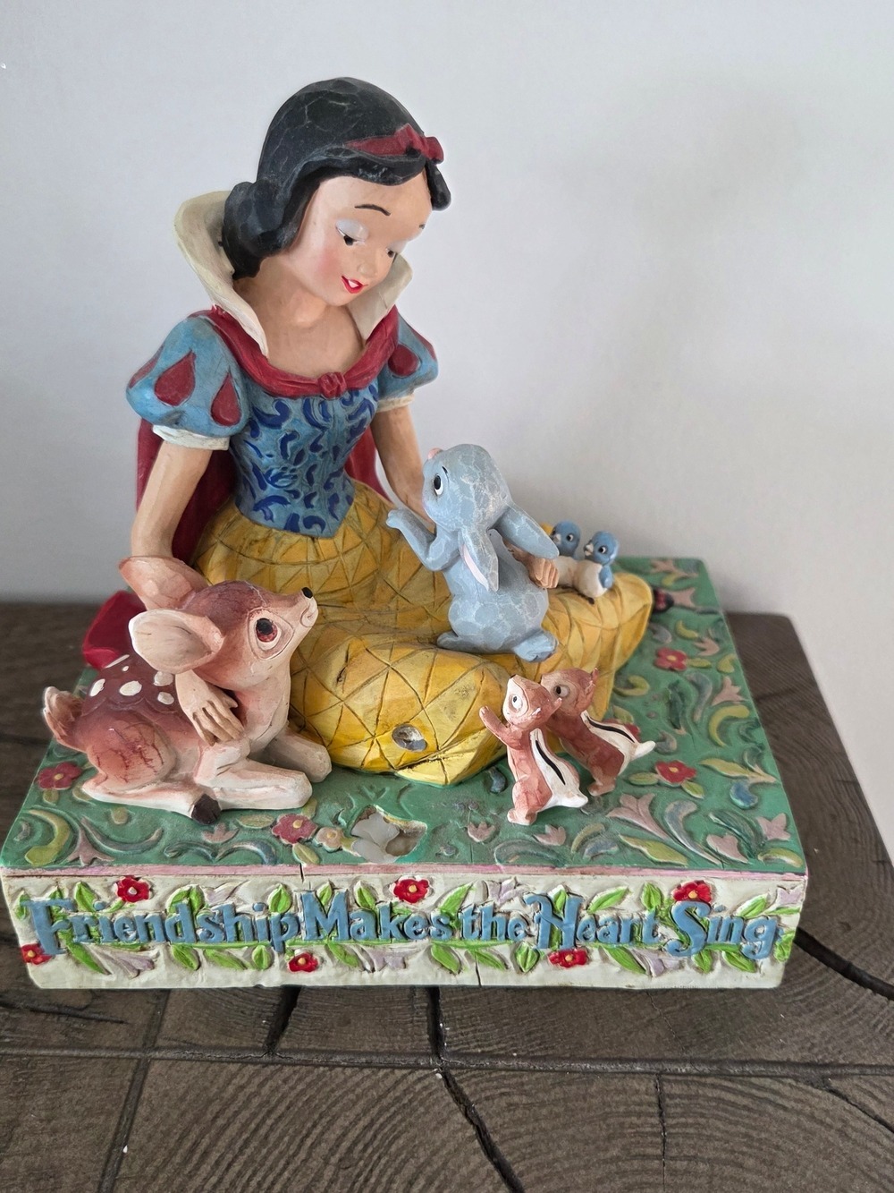 Jim Shore Disney Traditions Snow White "Friendship Makes the Heart Sing" Figurin